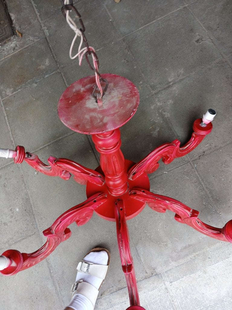 Lampadaire, Enlèvement, Utilisé, Bois