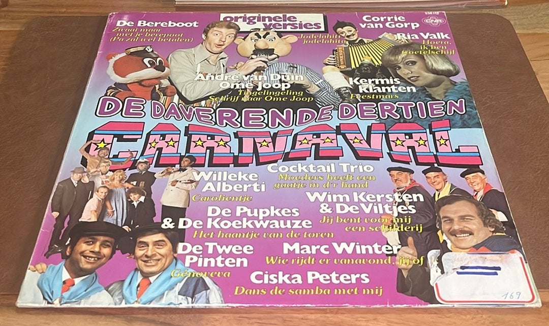 De Daverende Dertien Carnaval - vinyl LP - NL 1978, Cd's en Dvd's, Vinyl | Nederlandstalig, Ophalen of Verzenden, Gebruikt