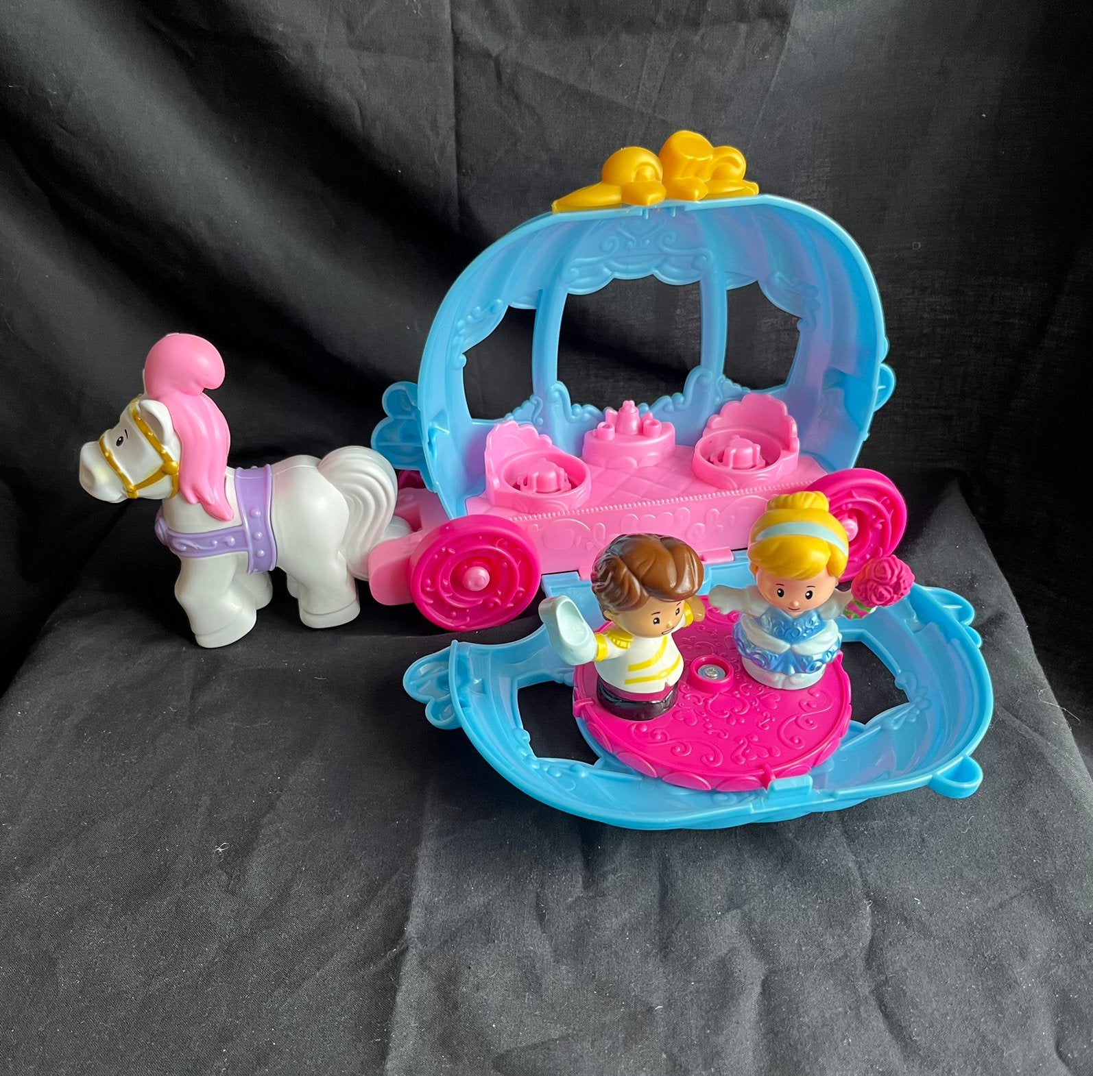 Little People | Disney | Prinses Assepoester Danskoets, Kinderen en Baby's, Speelgoed | Fisher-Price, Ophalen of Verzenden, Gebruikt