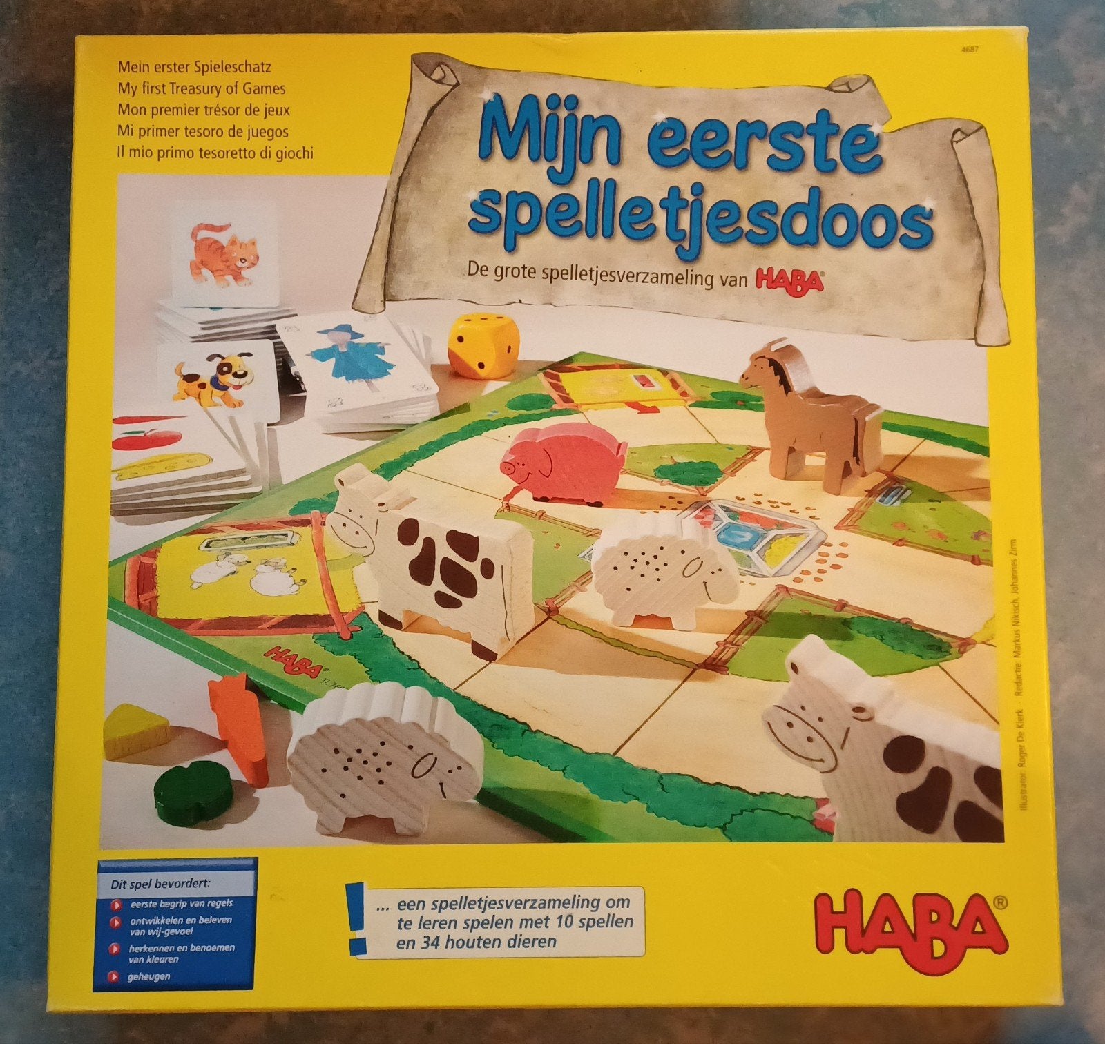 Haba spelletjes voor kleuters, Hobby en Vrije tijd, Gezelschapsspellen | Overige, Ophalen