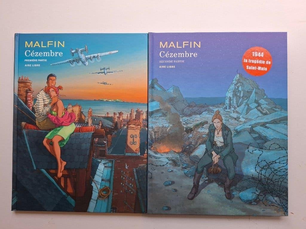 CEZEMBRE TOMES 1 ET 2 SERIE COMPLETE MALFIN TTBE EO, Boeken, Stripverhalen, Zo goed als nieuw, Complete serie of reeks, Ophalen of Verzenden