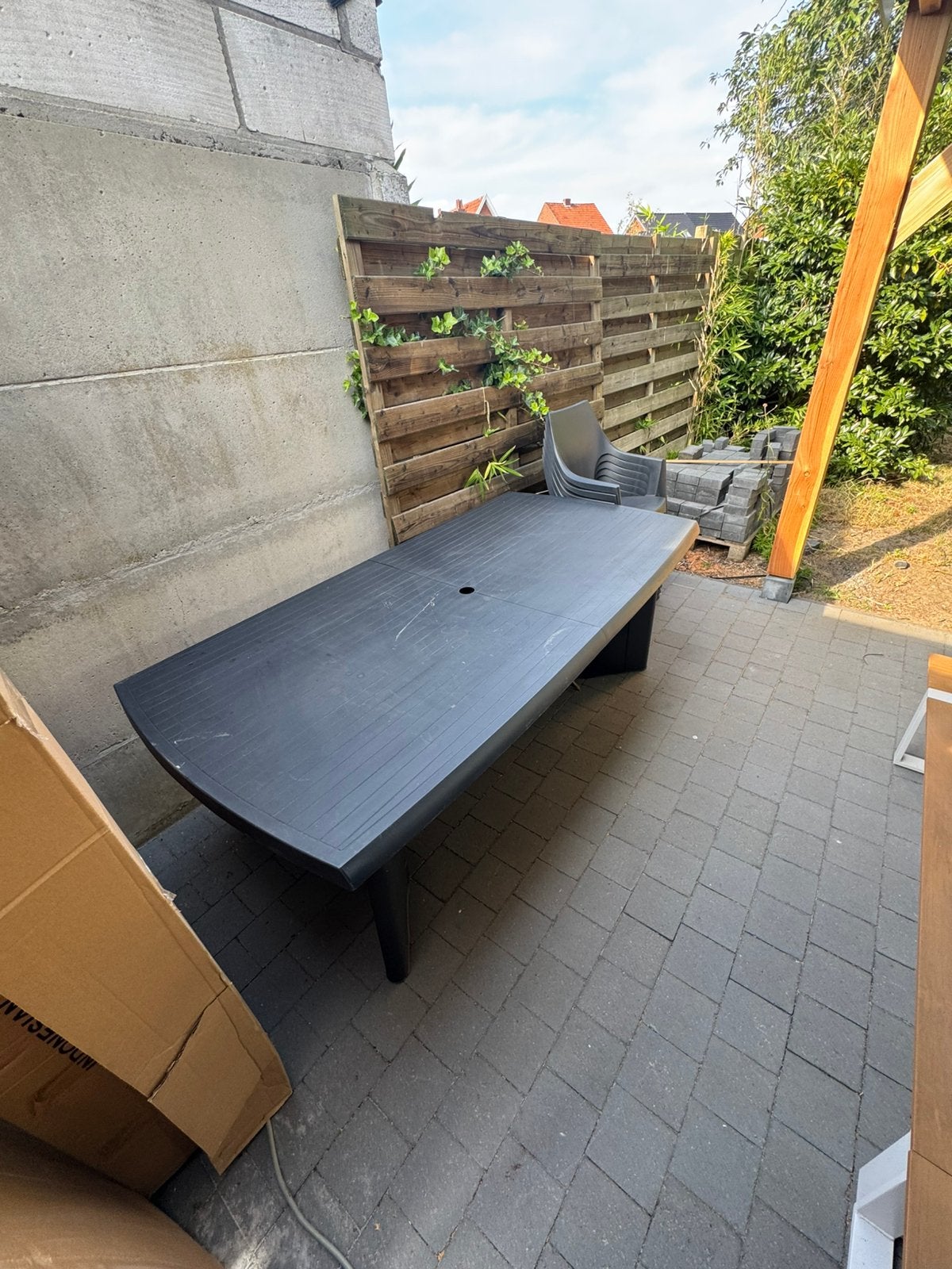 Tuinmeubelen, Ophalen, Gebruikt, Plastic