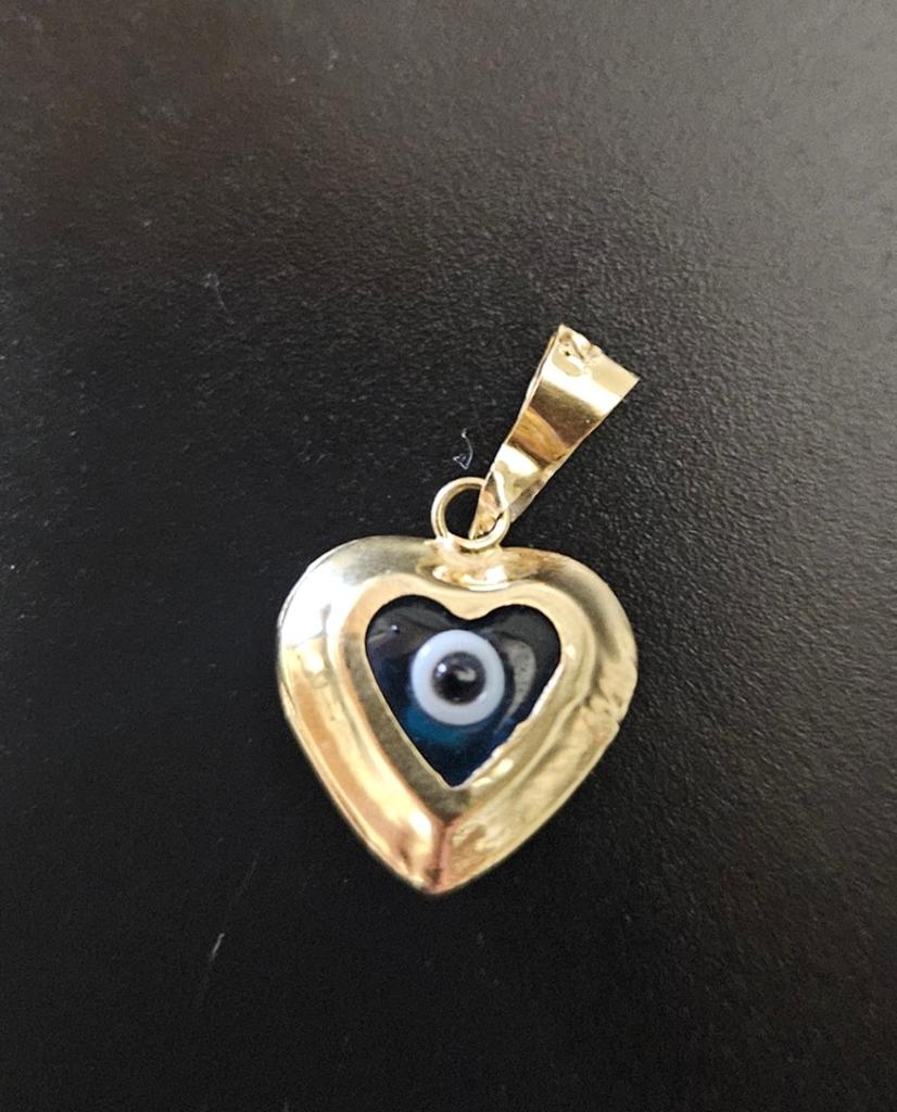 14k goud evil eye, Ophalen, Goud