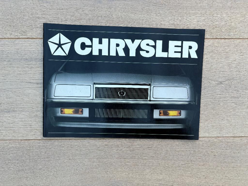 CHRYSLER ES - CHRYSLER GTS - CHRYSLER GS FOLDERS, Ophalen of Verzenden