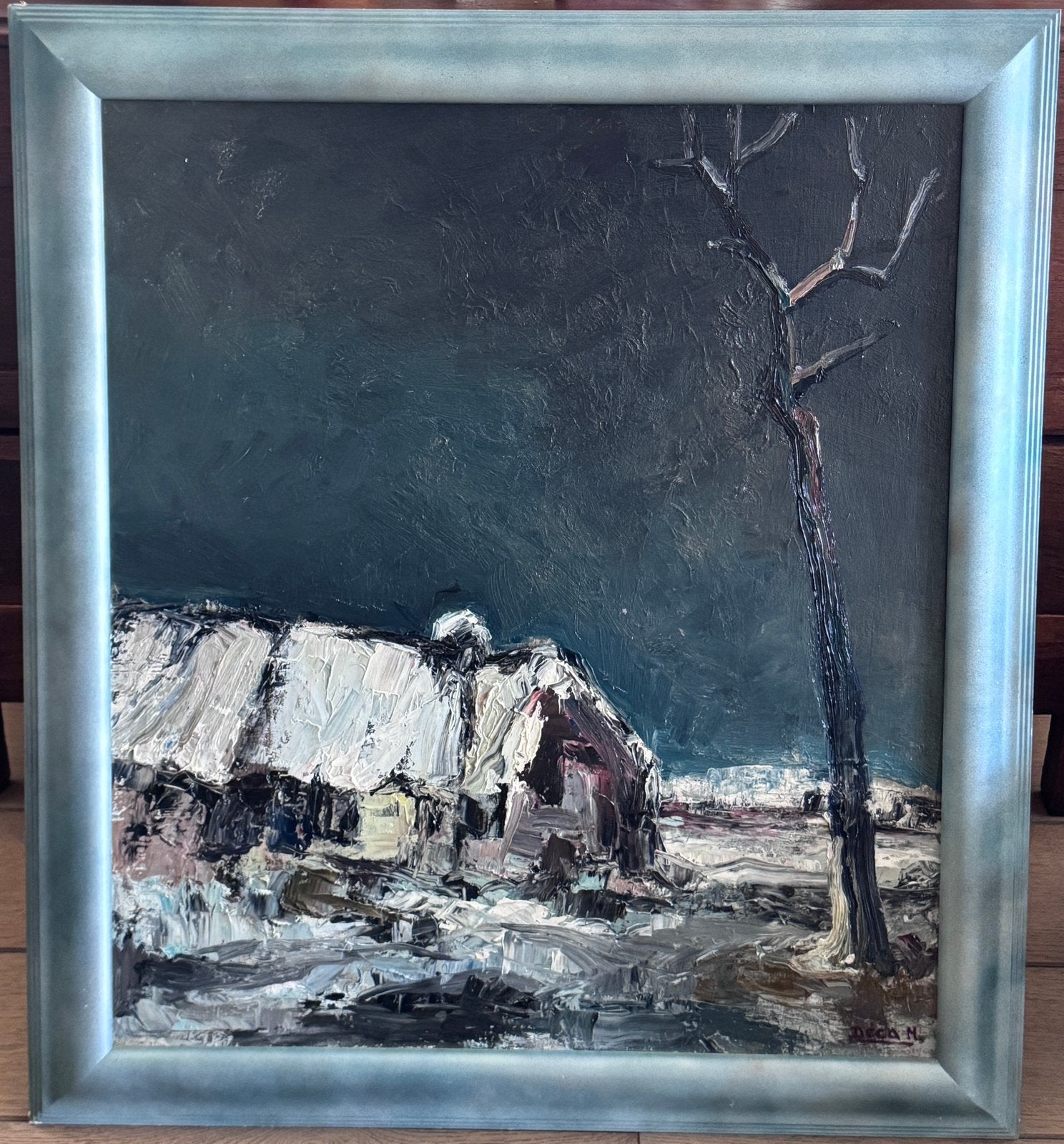 Oud schilderij Miel Deca Aarschotse Schilder, Ophalen