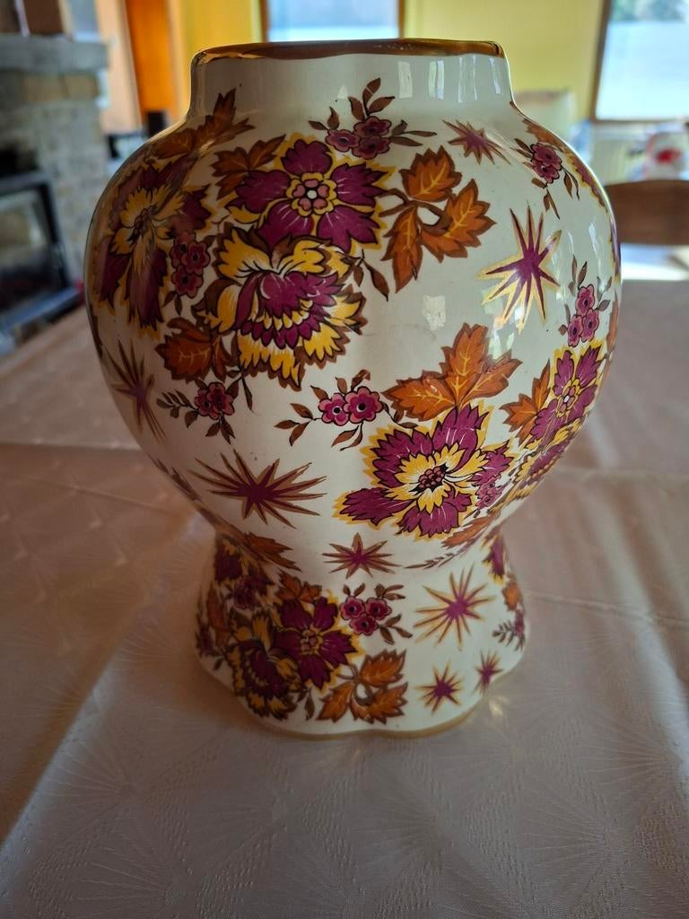 Vase vintage Boch Frères Keralux, Ophalen of Verzenden