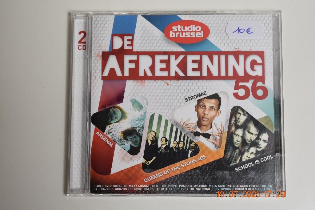 cd : Studio Brussel - De Afrekening 56 (2 cd's), CD & DVD, CD | Compilations, Enlèvement ou Envoi, Utilisé