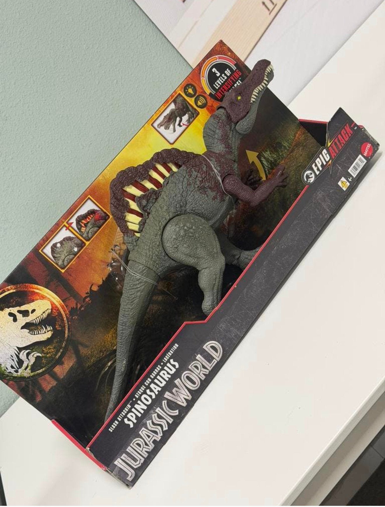 Jurassic World Park Spinosaurus Epic Attack - Nieuw Zeldzaam, Ophalen of Verzenden, Nieuw, Actiefiguur of Pop