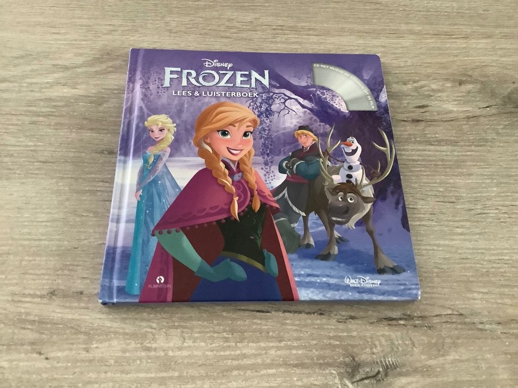 Disney Frozen lees-en luisterboek (2014), Kind, Cd, Walt Disney, Ophalen of Verzenden