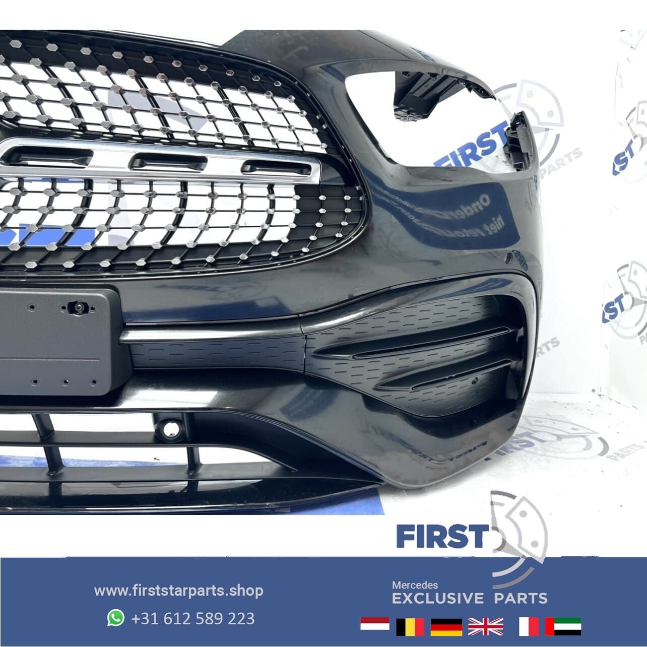 (W247) H247 GLA AMG LINE VOORBUMPER ZWART WIT GRIJS COMPLEET, Utilisé, -, Avant, -