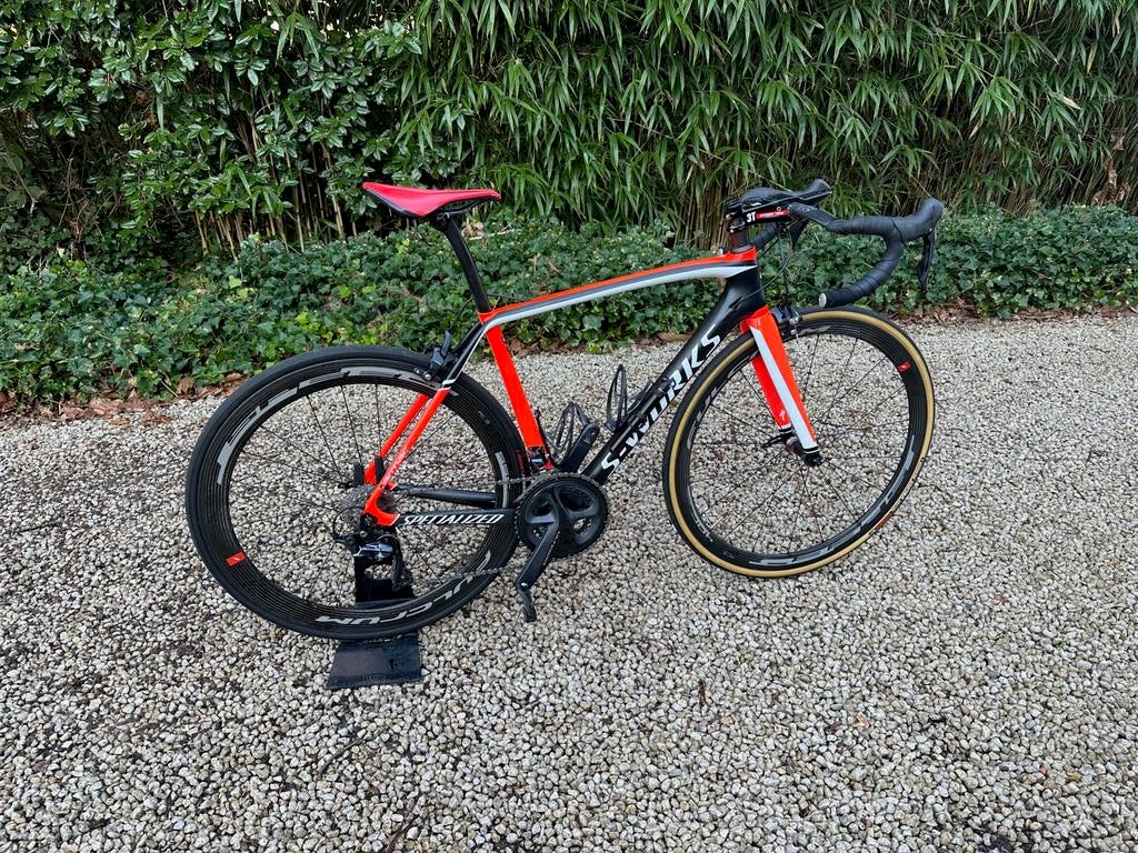 Specialized Tarmac SWORX + Fulcrum USB Ceramic wheels, Fietsen en Brommers, Ophalen, 28 inch, Gebruikt, Meer dan 20 versnellingen