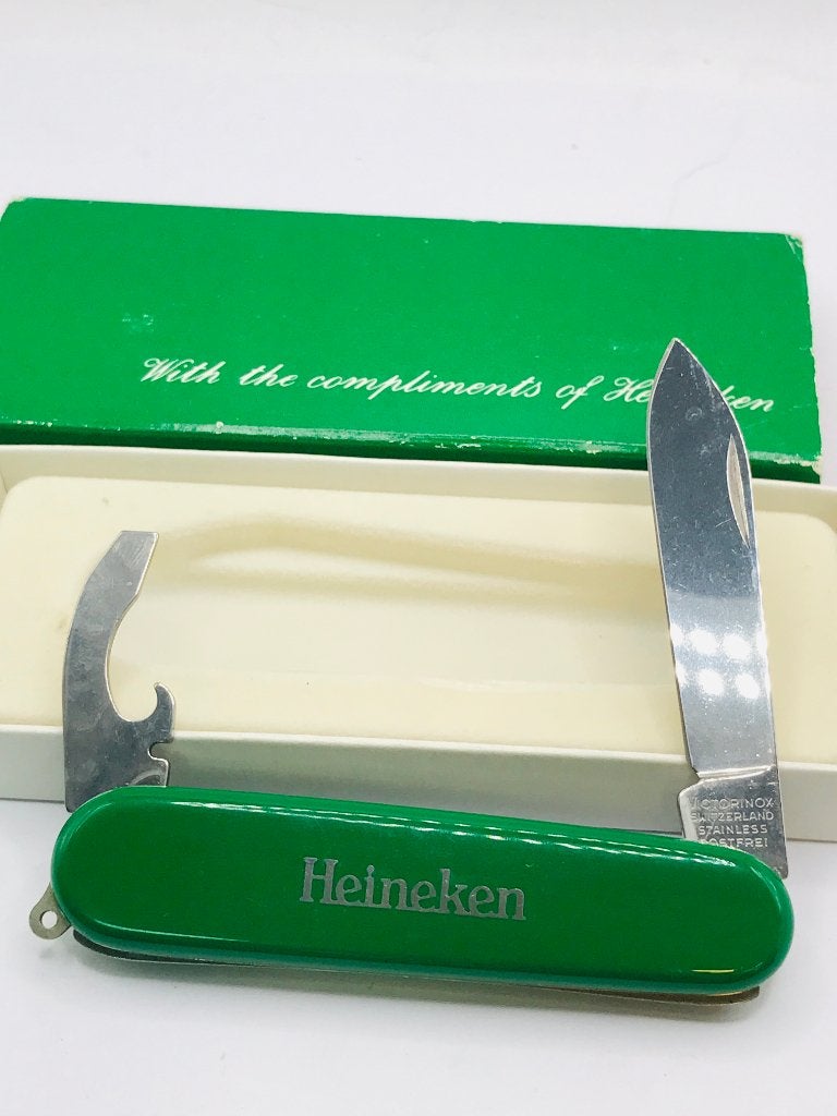 Cadeau d'affaires promotionnel Victorinox Green Heineken, Enlèvement ou Envoi, Comme neuf