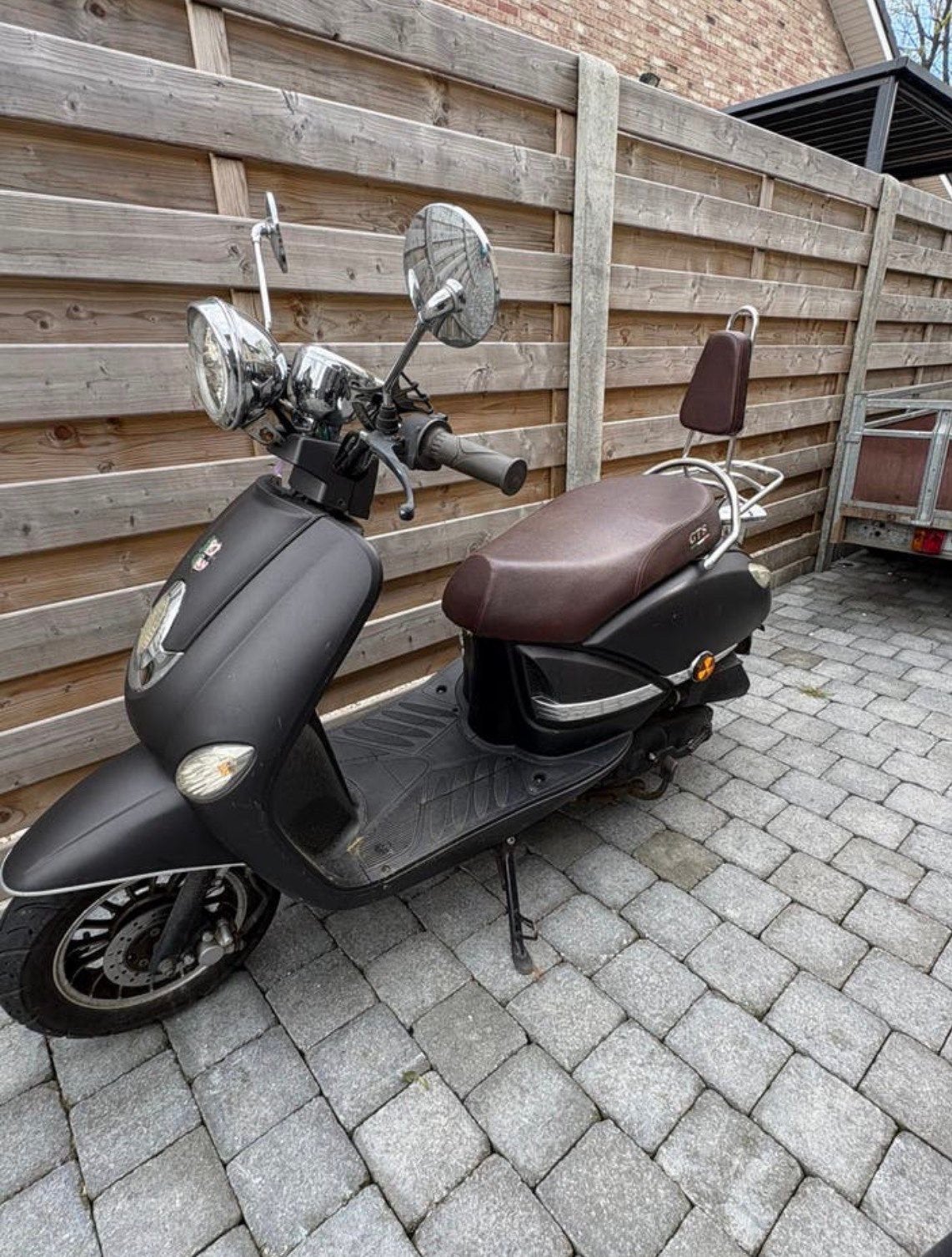 Brommer te koop., Fietsen en Brommers, Scooters | Overige merken, Ophalen, Gebruikt, Klasse B (45 km/u), Benzine