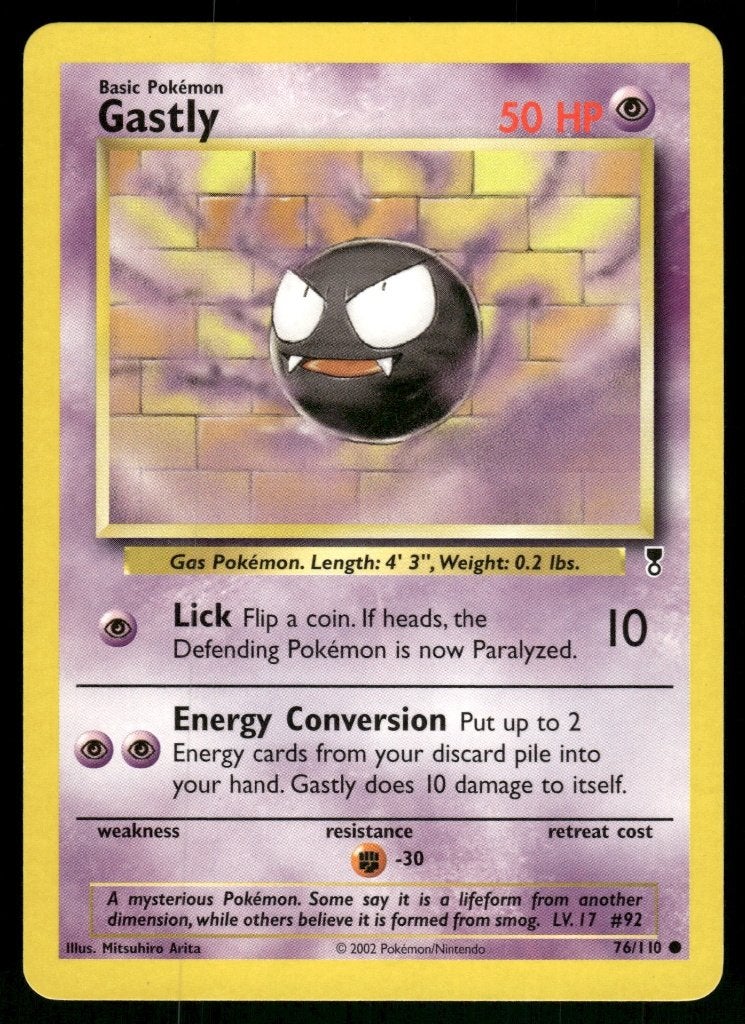 Gastly 76/110 - Legendary Collection (NM), Envoi, Utilisé