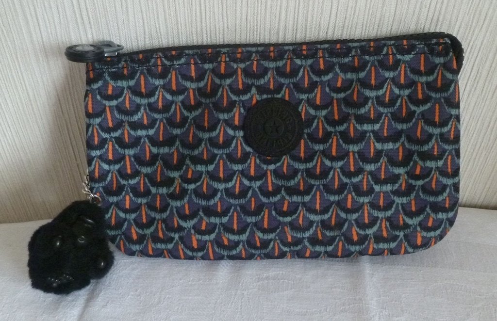 Kipling grand porte-monnaie (trousse) 5 poches + singe, Enlèvement ou Envoi, Utilisé, Autres couleurs, Autres marques