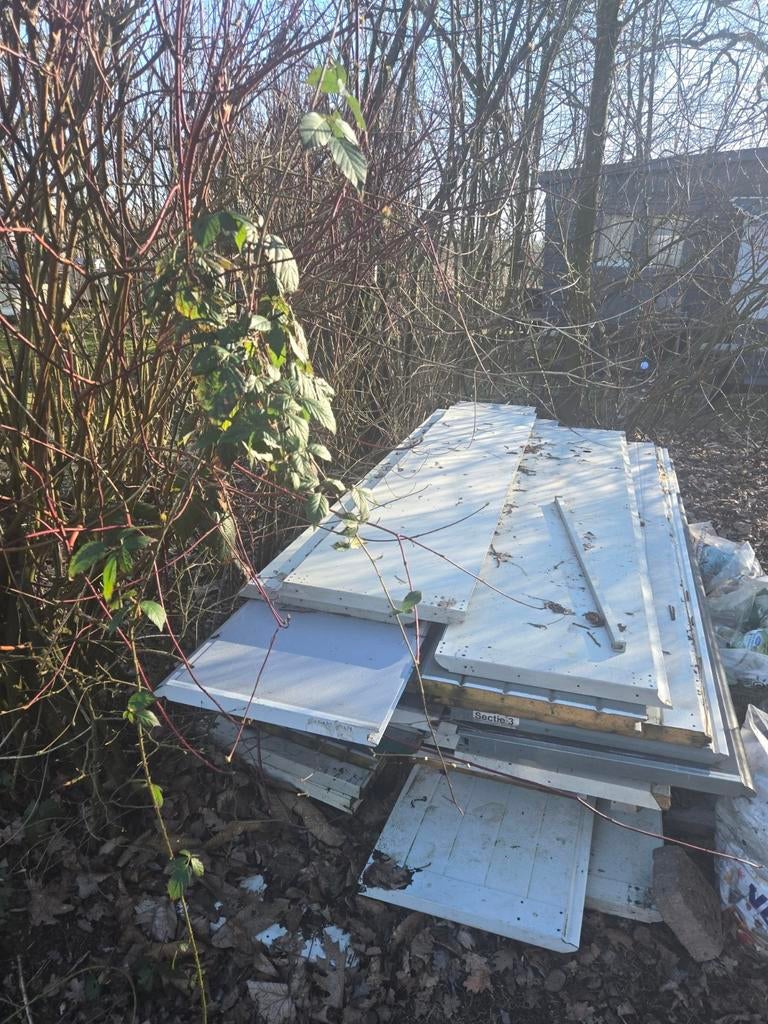 Hele stapel geisoleerde sectionaal poort panelen, Doe-het-zelf en Bouw, Ophalen