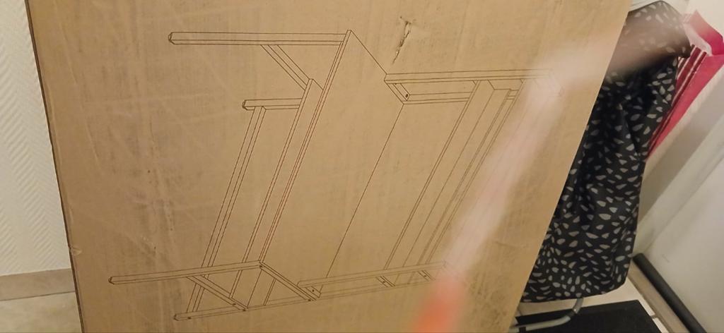 Bureau nieuw in doos! 2stuks, Maison & Meubles, Bureaux, Neuf, Autres marques, Enlèvement, Brun