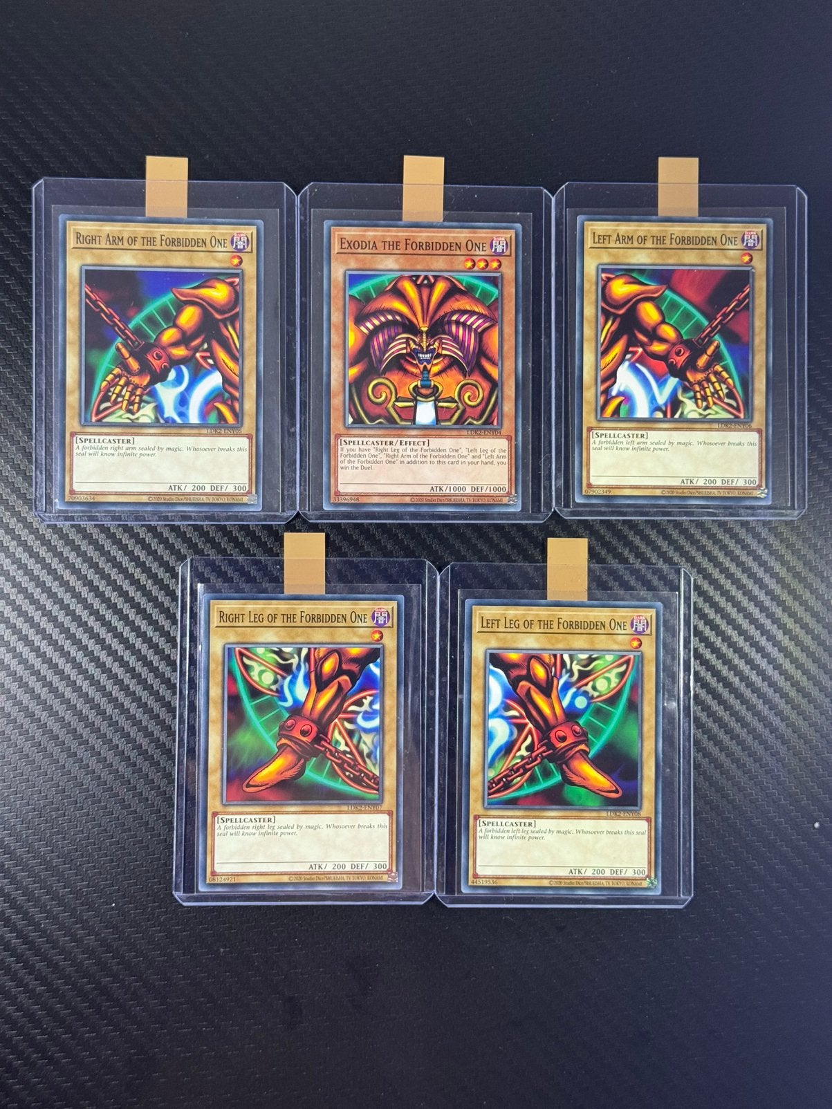 Exodia the ForbiddenOne Set | 5/5 | Ultra Rare | ENY04-ENY08, Hobby en Vrije tijd, Verzamelkaartspellen | Yu-gi-Oh!, Verzenden
