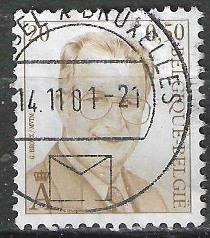 Belgique 2001 - Yvert 2975 /OBP 2980 - Roi Albert II (ST), Timbres & Monnaies, Envoi, Affranchi, Oblitéré, Maison royale