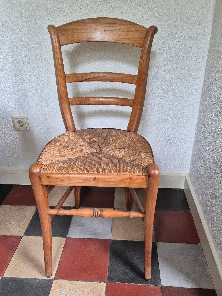 antieke hollandse klaptafel   antieke kersenhouten stoeltjes, Antiek en Kunst, Ophalen