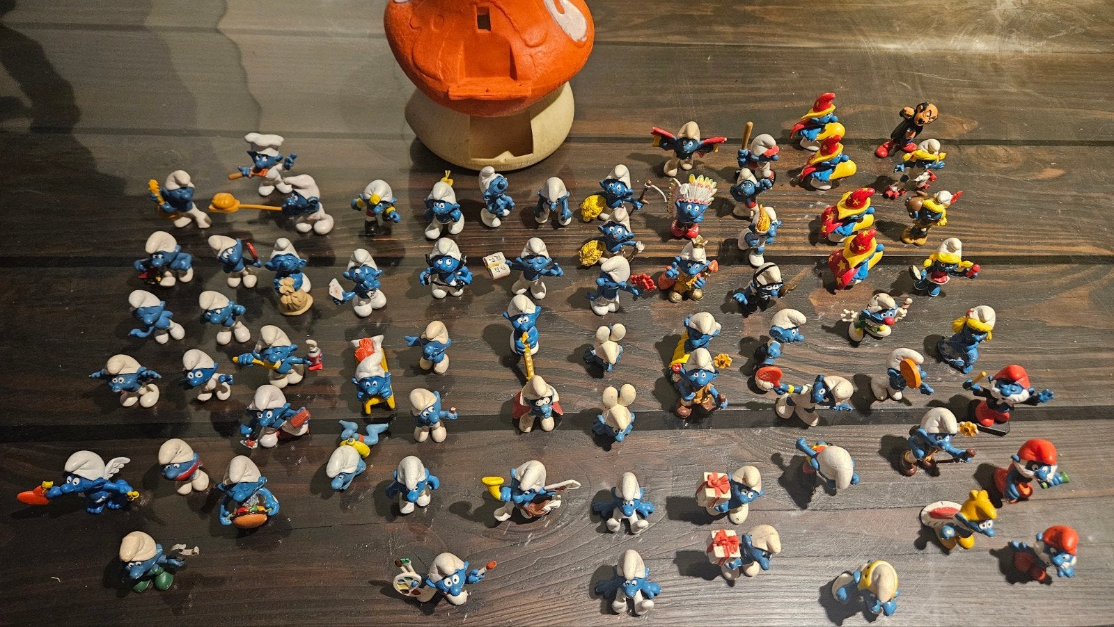70 smurfen van de jaren 80-90, Verzamelen, Ophalen of Verzenden, Gebruikt