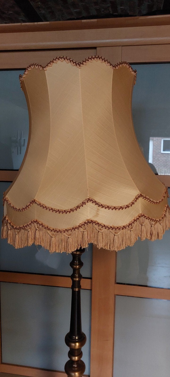 abat-jour vintage « Granny » à franges, Maison & Meubles, Enlèvement