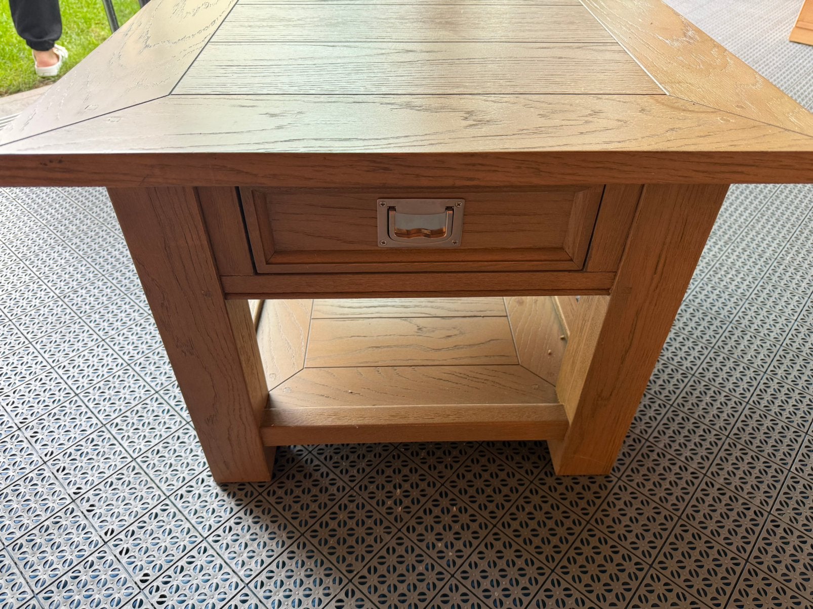 Table entièrement en chêne, Enlèvement, Utilisé