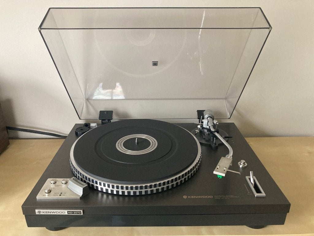Kenwood KD-3070 met Audio Technica element - geserviced, Ophalen, Refurbished, Platenspeler, Overige merken