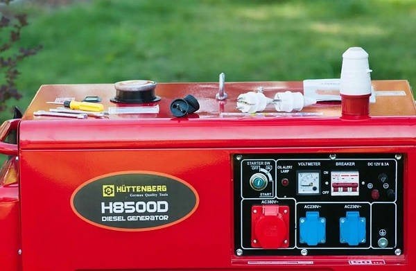 Groupe de puissance/générateur Diesel 8500w 10.5kva Silent f, Neuf, Enlèvement ou Envoi, 10 à 30 kVA, Démarrage électrique