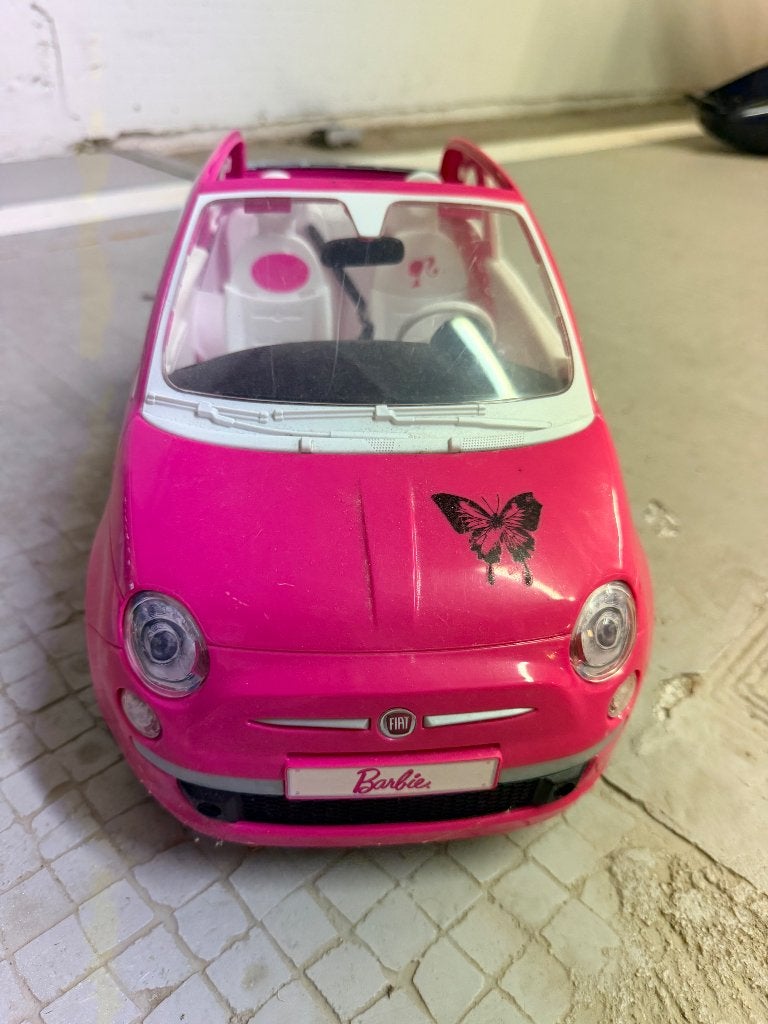 Barbie fiat 500c, Enlèvement, Utilisé, Barbie
