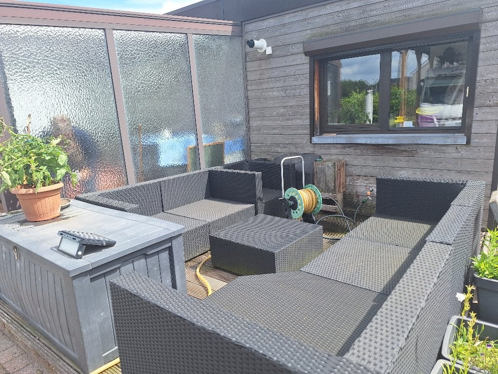 Loungeset buiten, Jardin & Terrasse, Ensembles de jardin, Osier, Chaise, Utilisé, Sets de jardin