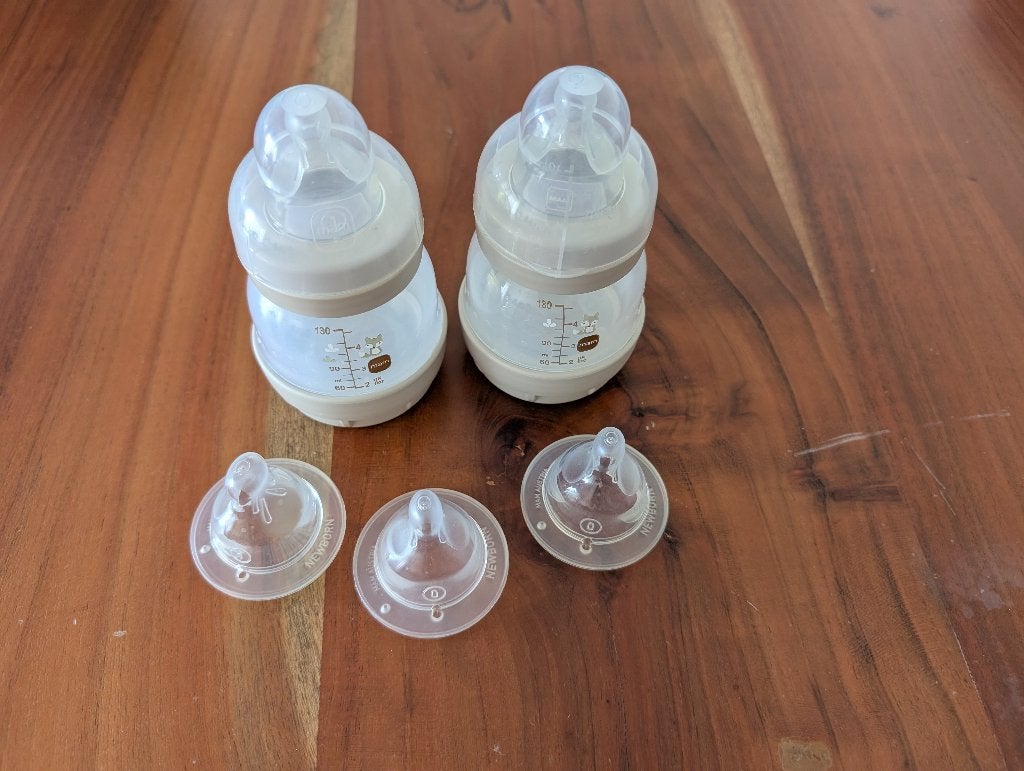 Mam flesjes 150ml (X2), Ophalen, Gebruikt, Babyfles, Overige merken