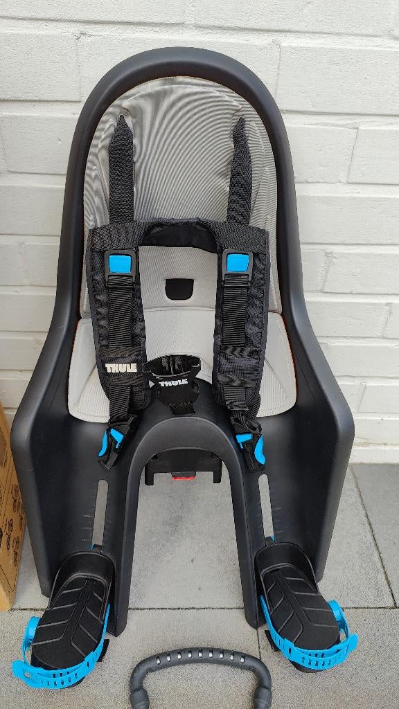 Thule ride Along mini, fiets kinderzitje in nieuwstaat, Siège avant, 0 à 18 kg, Repose-pieds, Comme neuf