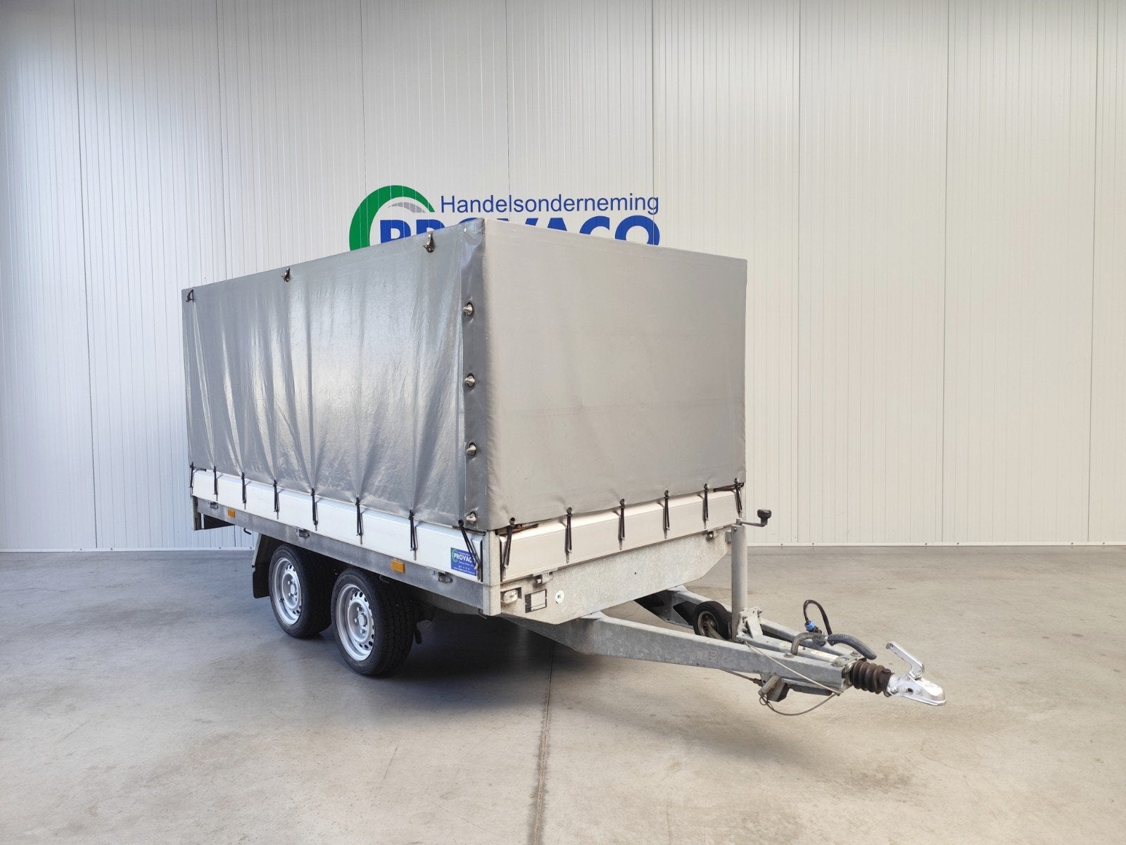 Geremde aanhangwagen • 2000KG • huifopbouw • topokkasie, Enlèvement