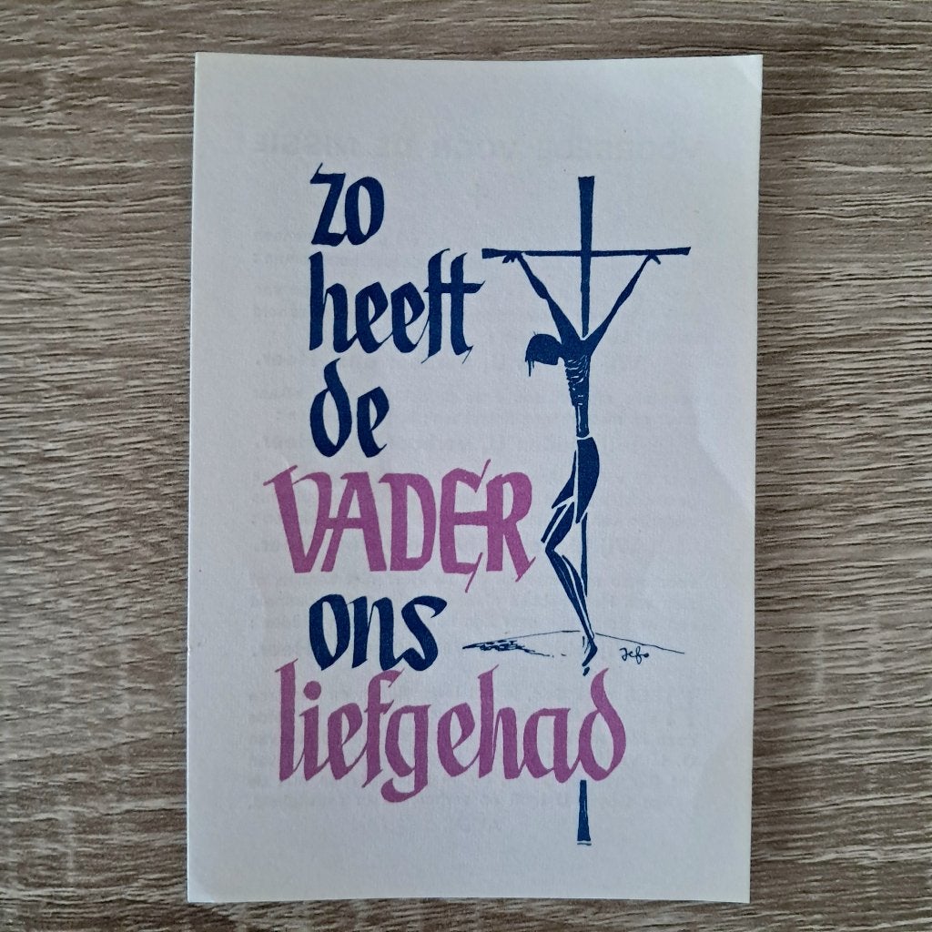 Bidprentje "Voorbede voor de missie", Ophalen of Verzenden, Bidprentje