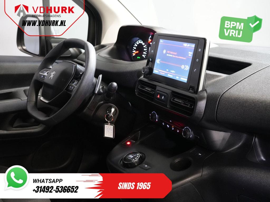 Peugeot Partner 1.5 HDI 130 pk Aut. L2 NL Auto/ 3Pers./ Carp, Automaat, Parkeersensor, Wit, Bedrijf