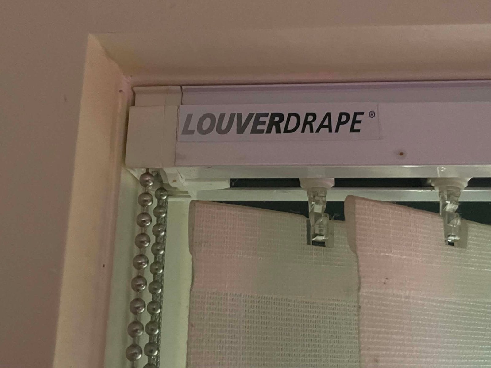 Lamellen Lauverdrape, Ophalen, Zo goed als nieuw
