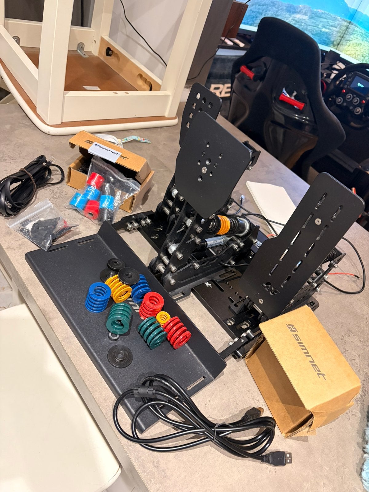SIMNET SP PRO — Fanatec COMPLETE PACK 3 PEDALEN, Ophalen, Zo goed als nieuw