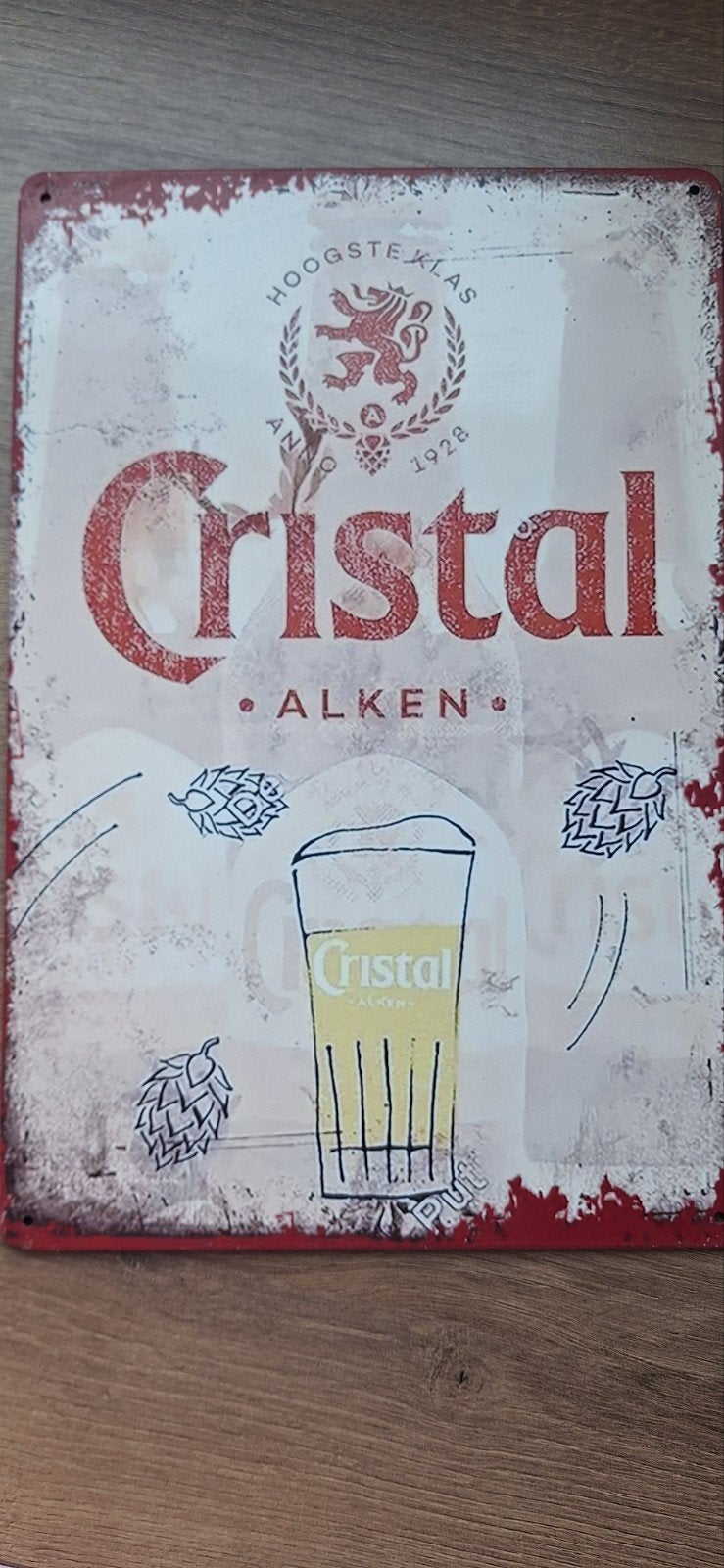 Cristal Alken 20x30 cm, Ophalen of Verzenden