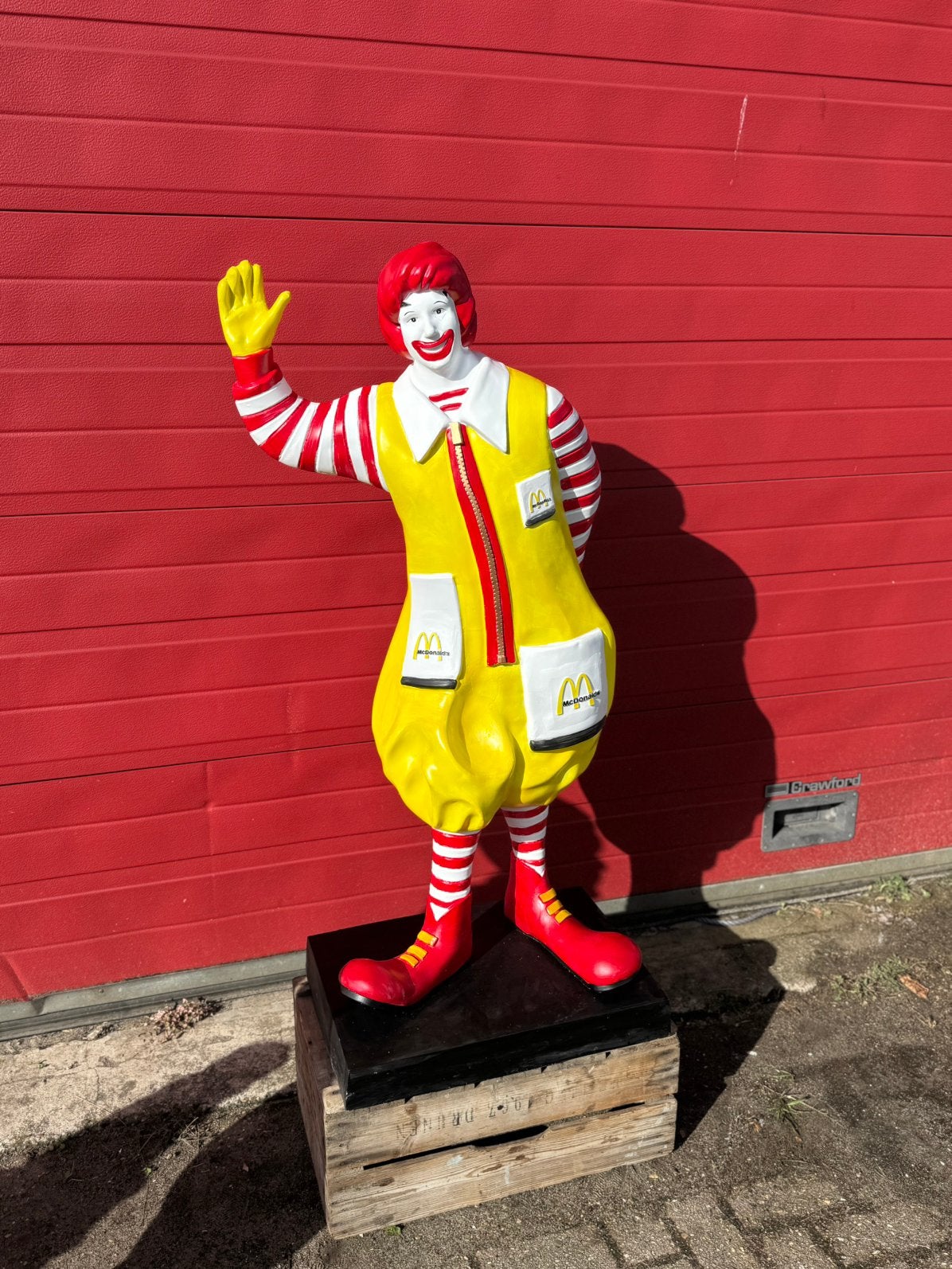 Groot Ronald MC Donalds reclame beeld, Ophalen, Gebruikt, Mens