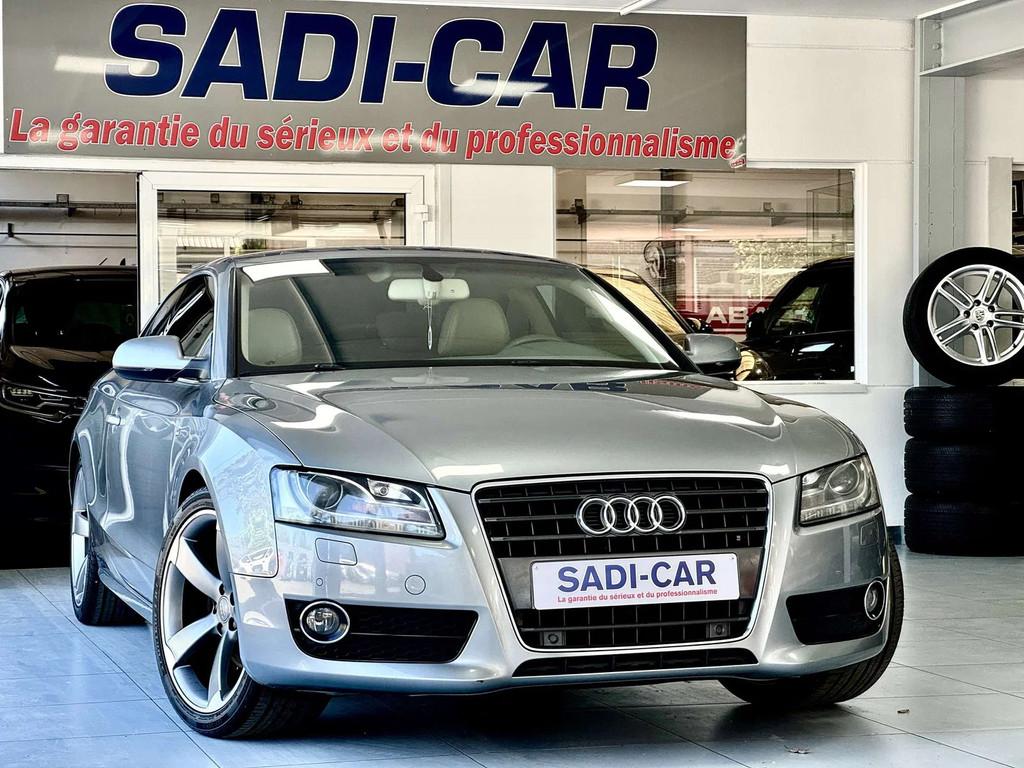 Audi A5 Coupé 2.0 TDi 163cv S Line Start/Stop (bj 2010), Auto's, Gebruikt, Beige, 4 cilinders, Traction-control