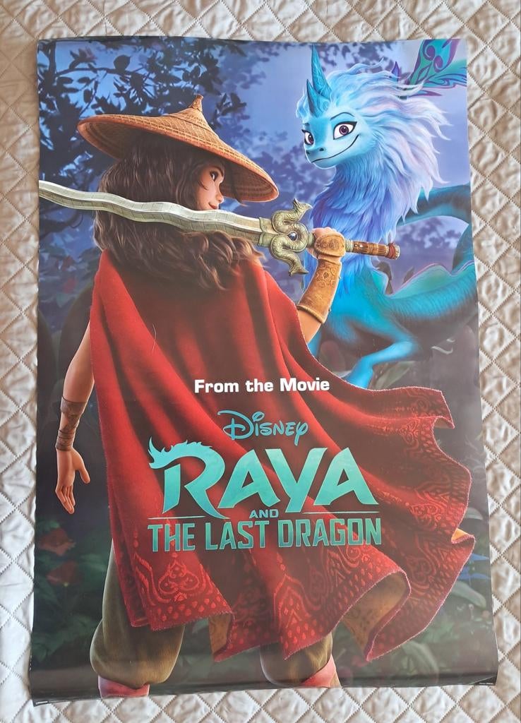 Raya, The last dragon poster, Verzamelen, Posters, Ophalen of Verzenden