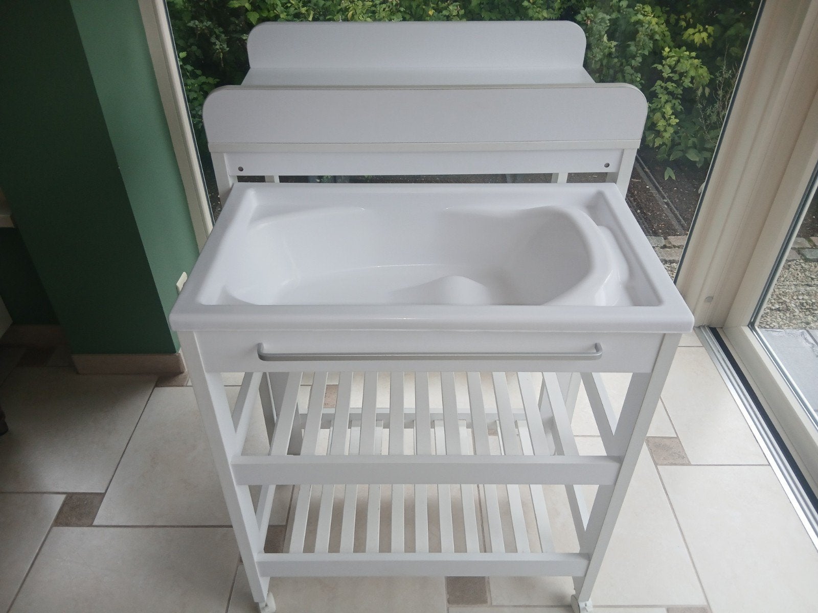 verzorgingstafel met badje, Enlèvement, Baignoire
