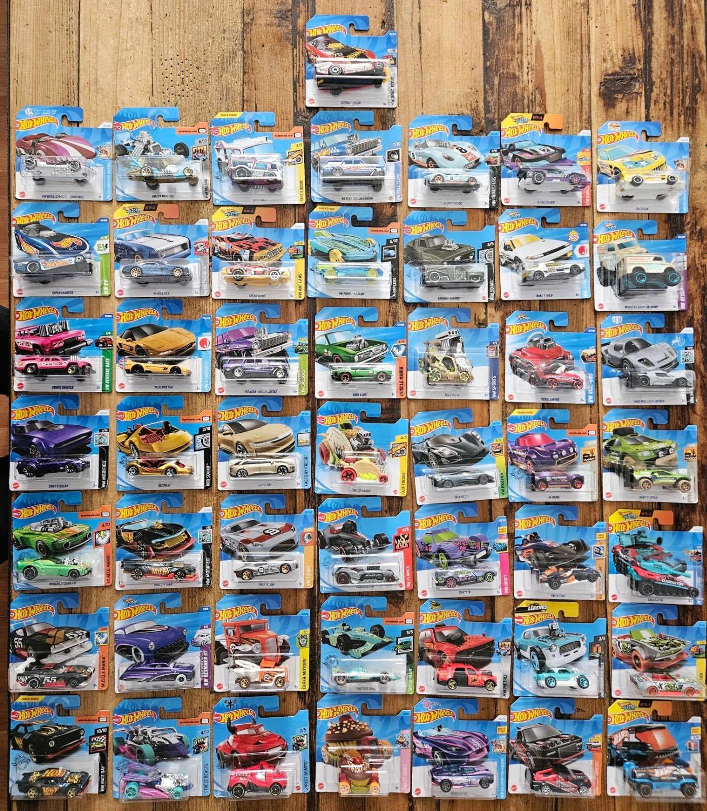 Pak van 50 hot wheels modelauto's, Ophalen of Verzenden