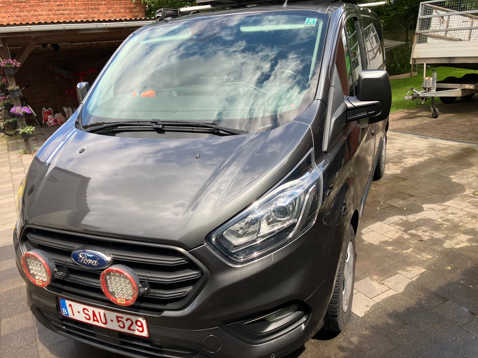 Transit custom l1h1, Auto's, Ford, Particulier, Transit, Airbags, Airconditioning, Android Auto, Apple Carplay, Bluetooth, Bochtverlichting