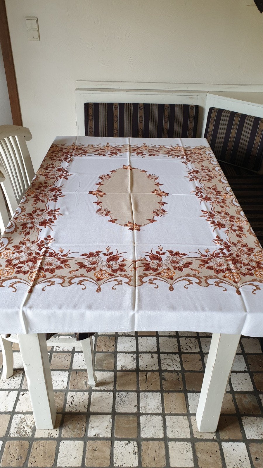 Vintage tafelkleed 165 x 125, Tafelkleed, Ophalen