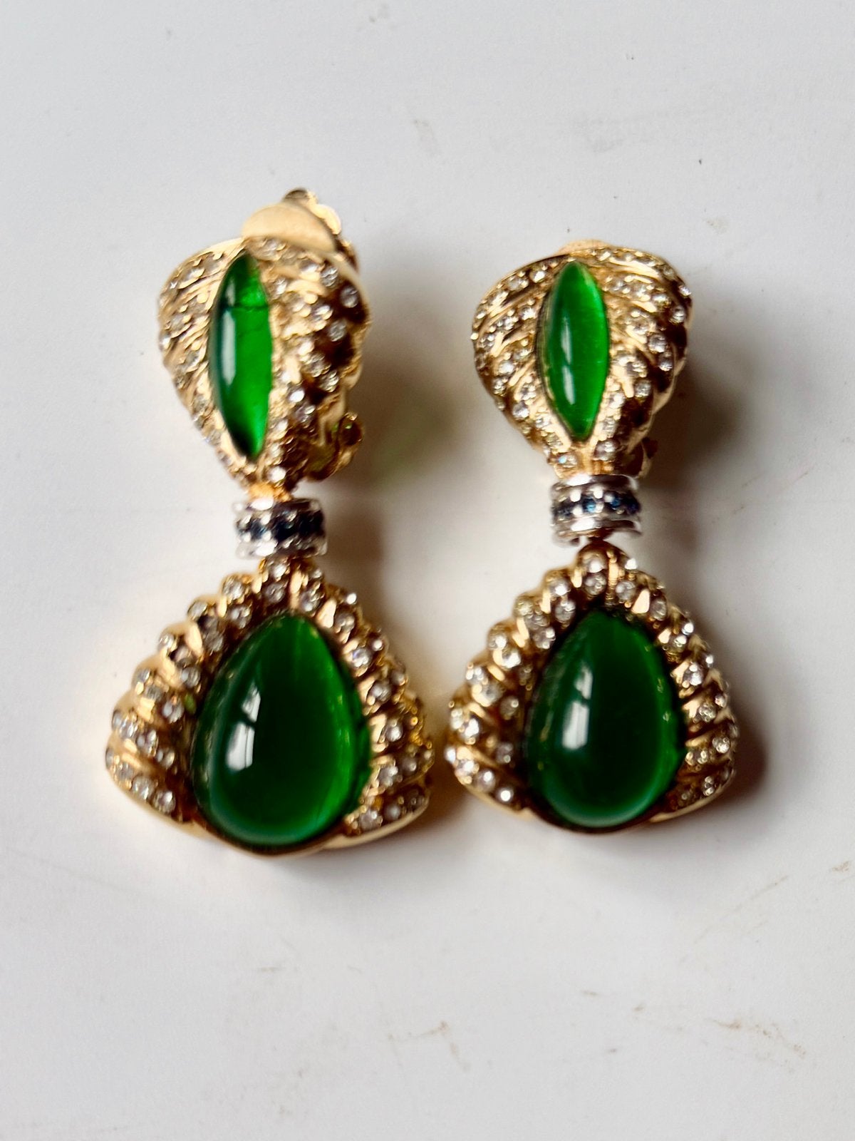 Boucles d'oreilles à clip - Elio Berhanyer - Joyas de Elite, Avec pierre précieuse, Enlèvement ou Envoi, Autres couleurs, Comme neuf