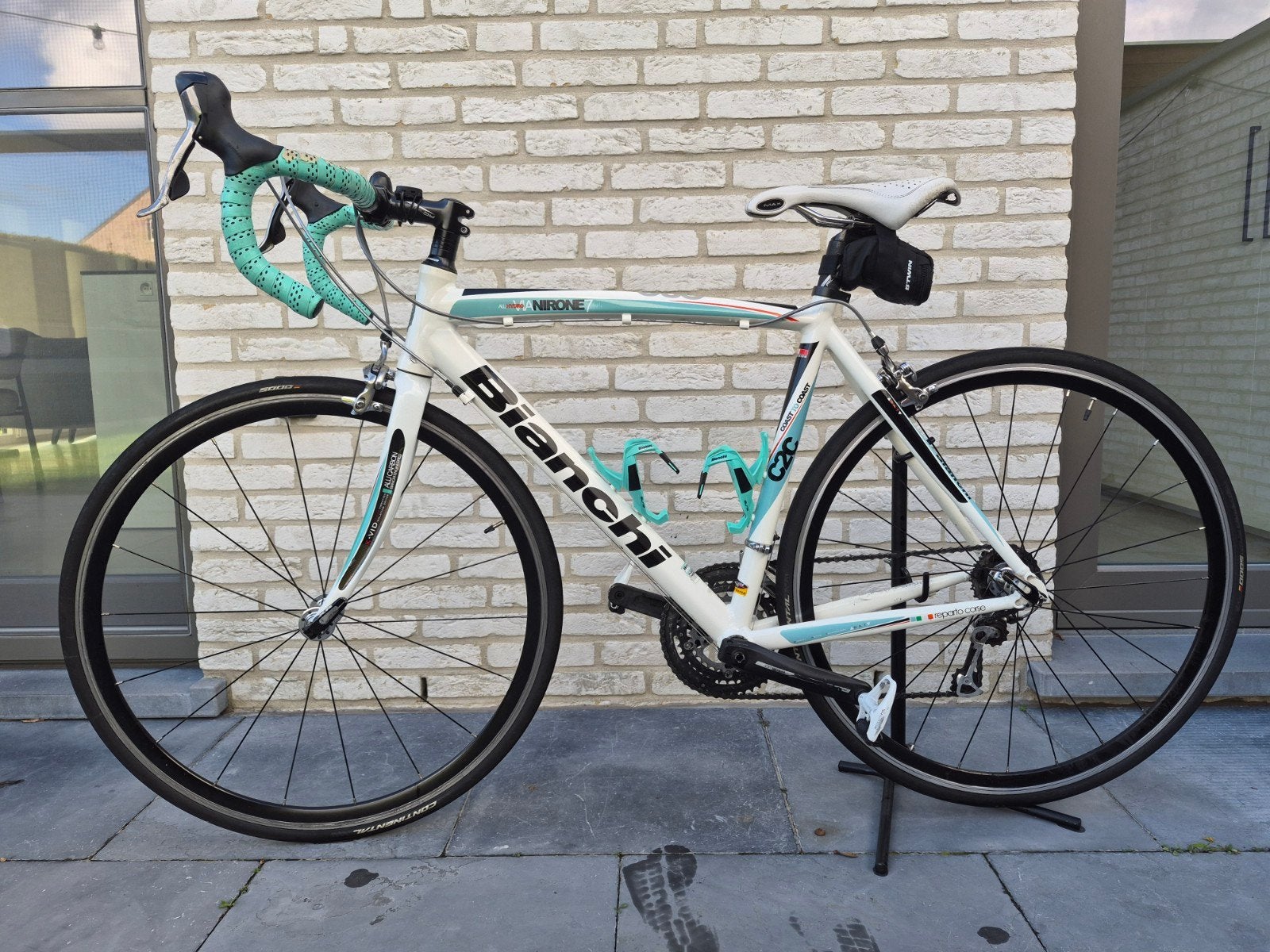 Prachtige koersfiets Bianchi Via Nirone 7 C2C, Fietsen en Brommers, Ophalen, Zo goed als nieuw, Aluminium, Heren