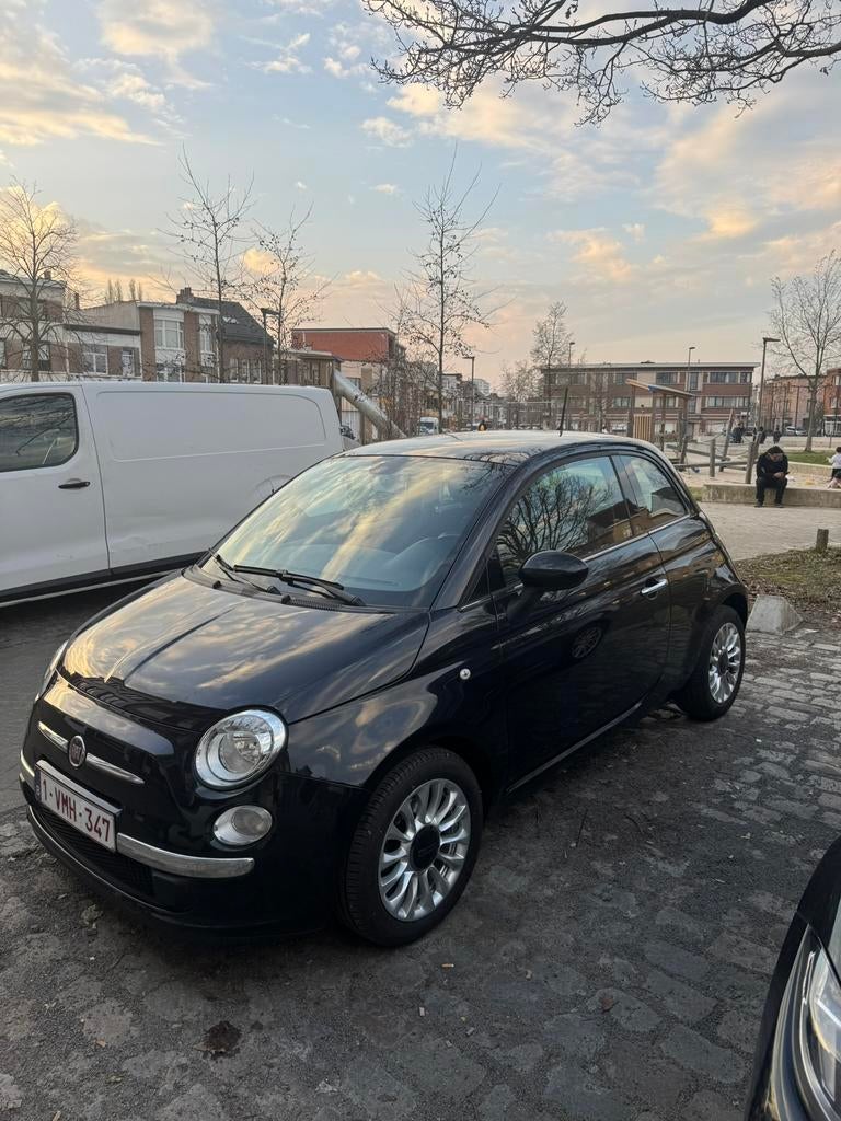 Fiat 500 TwinAir Turbo 0.9, Autos, Fiat, Particulier, Bluetooth, Essence, 3 portes, Boîte manuelle, Noir, Enlèvement