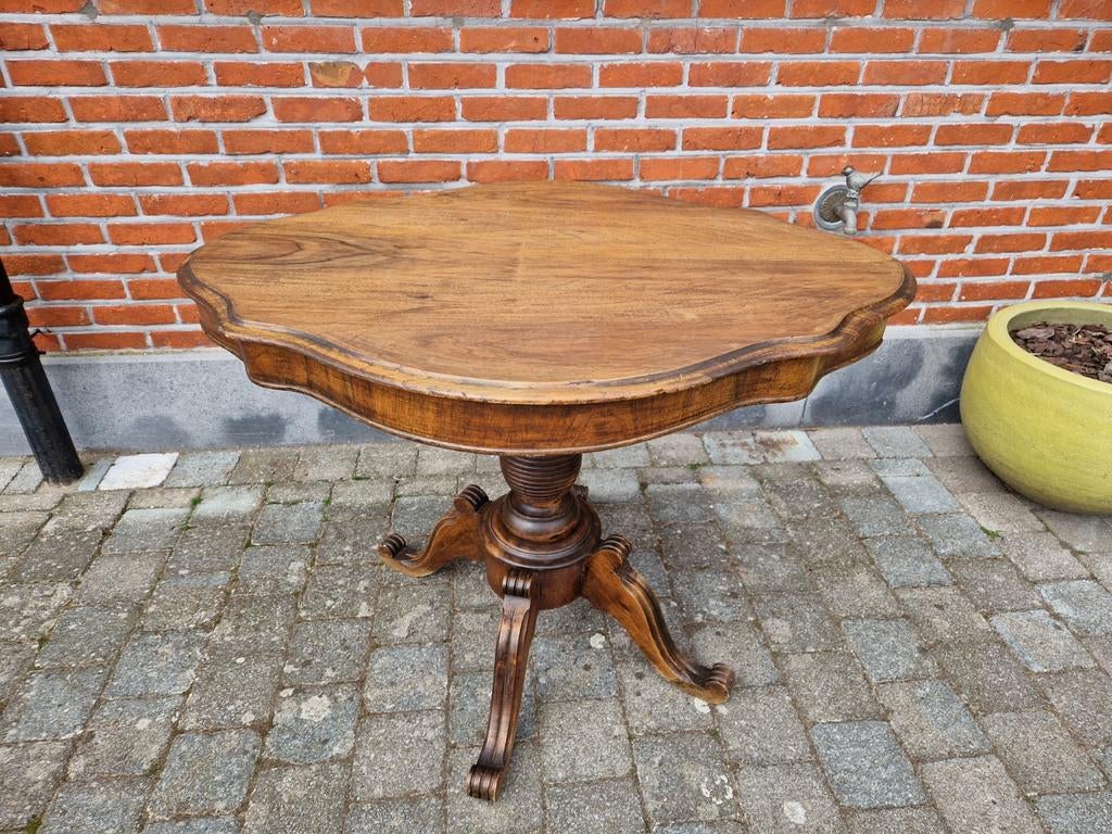 19e Eeuwse Viooltafel in Kersenhout, Antiek en Kunst, Ophalen of Verzenden